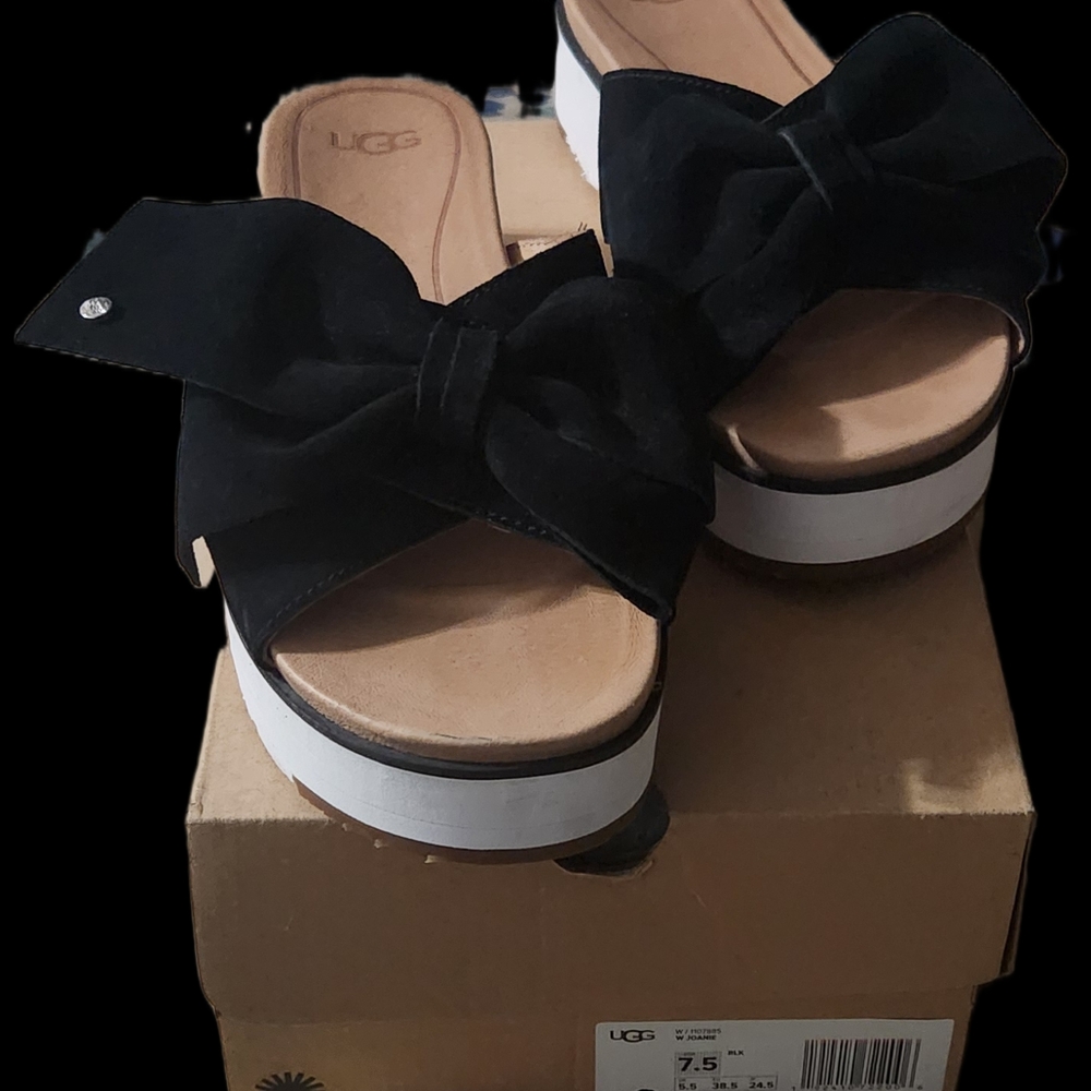 UGG Women's Black Slide Sandals